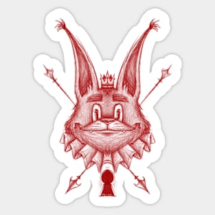 Royal rabbit Sticker